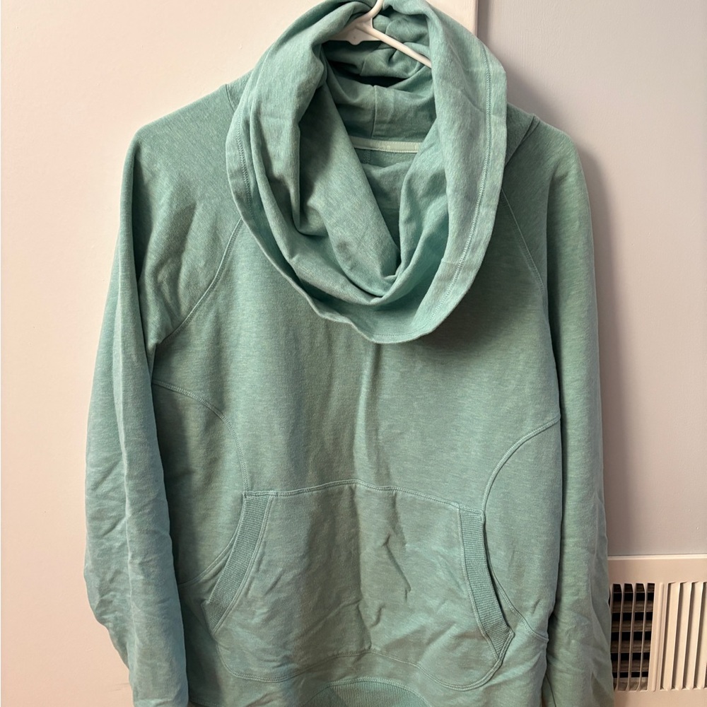 L.L. Bean Women's Cowl Neck Sweater - Light Green